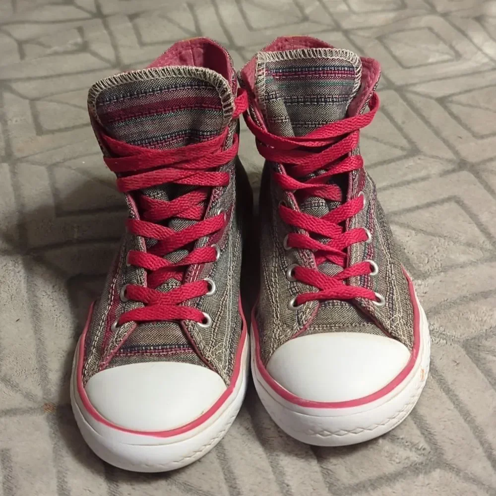 Converse‎ CT Hi, Vision Fuscia/ Multi Color Textile - Youth 4